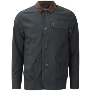 Farah 1920s Mens Hunting Jacket   Blackwash      Clothing