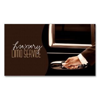 Limo Service Driver, Cab, Taxi Business Card