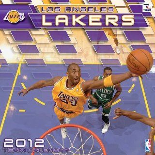 Los Angeles Lakers Wall Calendar 2012   Furniture