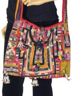 Bohemian Messenger Shoulder Bag Patchwork Banjara Mirror Sling Beautiful Handbag Clothing