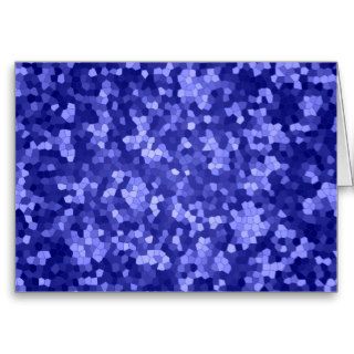 Cute blue mosaic background design greeting card