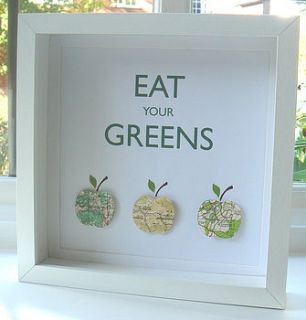 eat your greens' apple picture by little bird designs