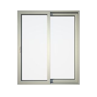 Eurowindows Group Endless Patio 71.5 in Clear Glass Vinyl Sliding Patio Door