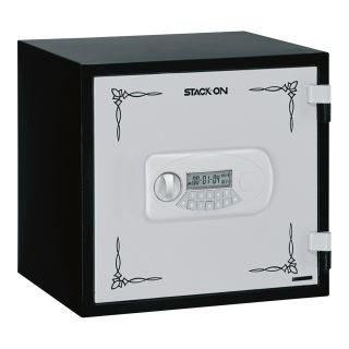 Stack-On Personal Fire Safe — ETL Rated Fire-Resistant, Electronic Lock, 17 3/8in.W x 15 3/16in.D x 16 1/2in.H, Model# PSF-809K-DS  Safes