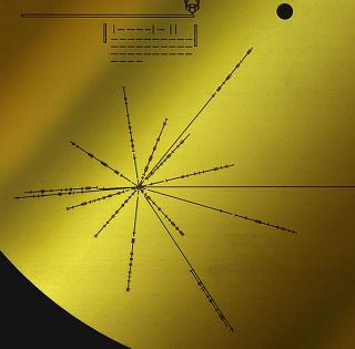 Voyager Golden Record Sleeve Wall Art