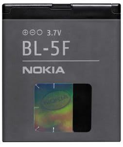 ORIGINAL BATTERY NOKIA BL 5F for Nokia N93i Cell Phones & Accessories
