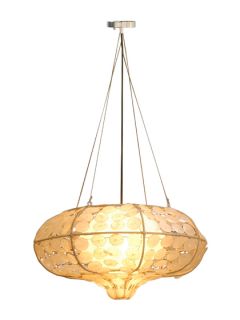 Grand Capiz Small Hanging Lamp by Jeffan