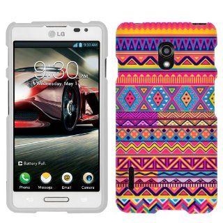 LG Optimus F7 Aztech Colourful Pattern Phone Case Cover Cell Phones & Accessories