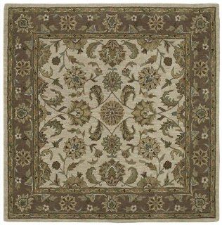 Shop Area Rug 11x11 Square Traditional Linen Color   Kaleen Tara Sq Rug from RugPal at the  Home Dcor Store