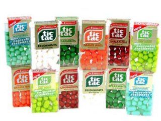 Tic Tac   Mix Assortment, .625 oz, 24 count  Candy Mints  Grocery & Gourmet Food