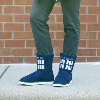 TARDIS Boot Slippers