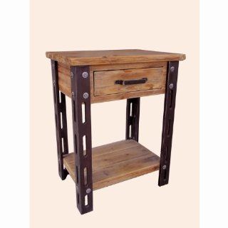 Rustic Forge End Table  