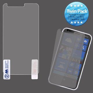 MyBat Nokia 620 Screen Protector Twin Pack   Retail Packaging   Clear Cell Phones & Accessories