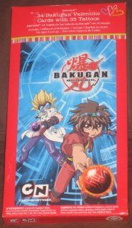 Bakugan Battle Brawlers 34 Valentine Cards with 35 Tattoos Toys & Games