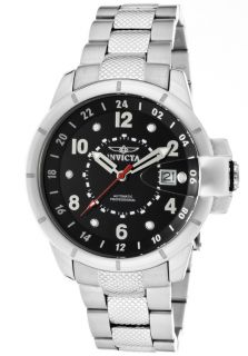 Invicta 1179  Watches,Mens Specialty Automatic Black Dial Stainless Steel, Casual Invicta Automatic Watches