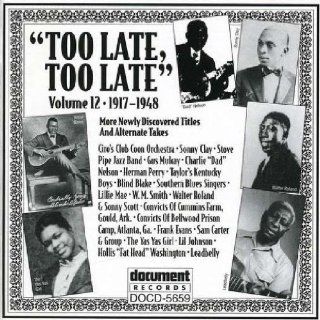 Too Late Too Late 12 1917 48 Music