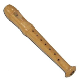 Miniature Playable Wooden Recorder 4.625" Musical Instruments