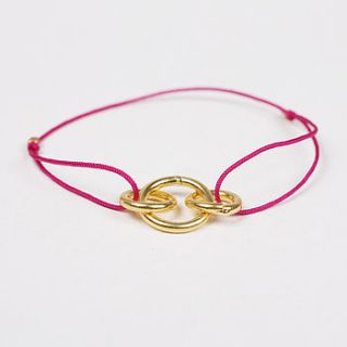 gold friendship bracelets, ultra violet by bohemia