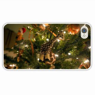 Tailor Apple 4 4S Holidays Giraffe Tree Gifts New Year Of Embodiment Present White Cellphone Skin For Men Cell Phones & Accessories
