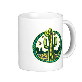 Southwest Desert Cactus Tattoo Coffee Mug