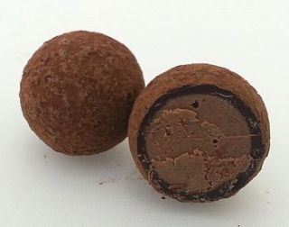 debra coco dusted dark chocolate truffle by martin's chocolatier