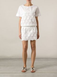 See By Chloé Floral Sheer Dress