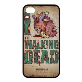 Custom Walking Dead Stylish Hard Case Cover Skin for Iphone 4 4S Cell Phones & Accessories
