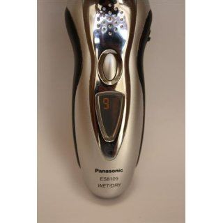 Panasonic ES8109S Men's 3 Blade (Arc 3) Wet/Dry Nanotech Rechargeable Electric Shaver with Vortex Cleaning System, Silver Health & Personal Care