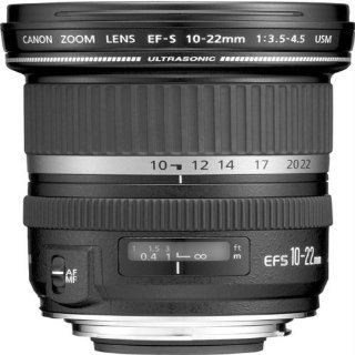 Canon EF S 10 22mm f/3.5 4.5 USM SLR Lens for EOS Digital SLRs  Camera Lenses  Camera & Photo