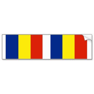 Romania flag bumper sticker