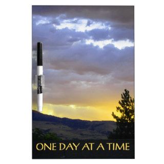 One Day at a Time July Sky Dry Erase Whiteboards