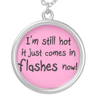 Funny old age humor unique birthday necklace gift