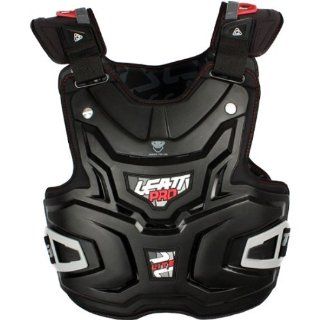 Leatt Lite Pro Adult Chest Protector Motocross/Off Road/Dirt Bike Motorcycle Body Armor   Black / One Size Automotive