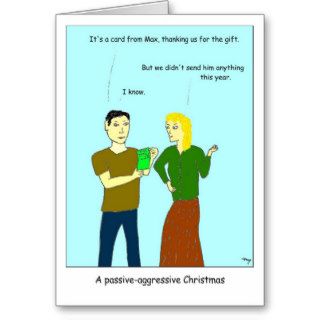 Passive Aggressive Christmas Cards