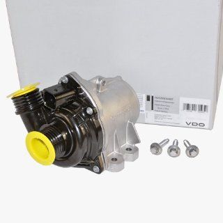 BMW Engine Water Pump Electric + Bolts (Turbocharged Engine) VDO Continental OEM 11517563659 Automotive