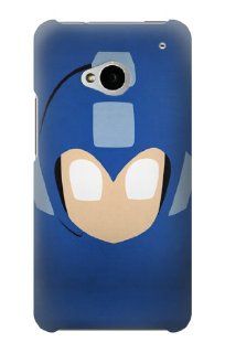 S1839 Megaman Minimalist Case Cover For HTC ONE M7 Cell Phones & Accessories