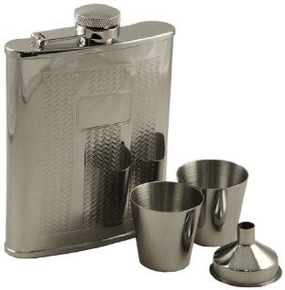 Deluxe Stainless Steel Flask Gift Set #47  Kitchen Products  