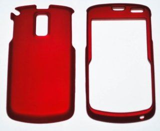 Samsung Jack / I637 smartphone Rubberized Hard Case   Red Cell Phones & Accessories