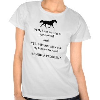 Horse People Humor T Shirt