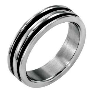 0mm black rubber groove band in stainless steel orig $ 49 00 41