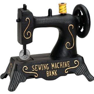 Bits and Pieces Sewing Machine Bank Toys & Games