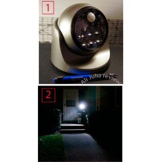 Fulcrum 20031 101 Motion Sensor LED Porch Light, Silver   Wall Porch Lights  