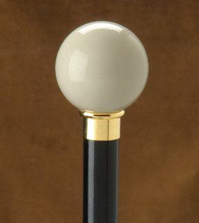 White Ball Walking Stick / Cane, Made in Italy Health & Personal Care
