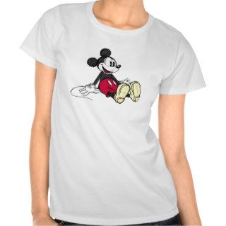 Mickey Mouse Sitting Sketch Tshirts