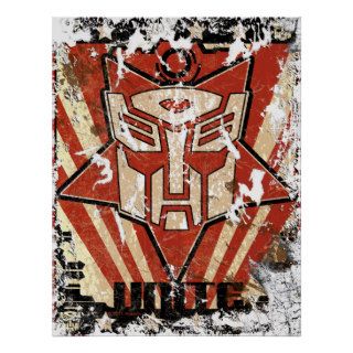 Unite   Autobot Symbol Poster