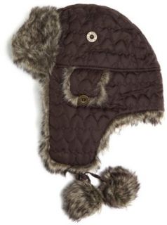 Chaos Women's Wow Quilted Trapper Hat with Faux Fur Lining (White, Unisex) Sports & Outdoors