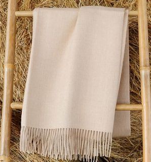 wool throw by idyll home ltd