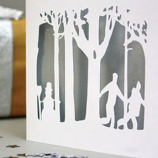 'winter wonderland' christmas card by whole in the middle