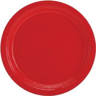 Big Party Pack Paper Dinner Plates 9 Inch, 50/Pkg, Apple Red   Childrens Party Plates