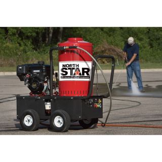 NorthStar Gas-Powered Wet Steam & Hot Water Pressure Washer — 2700 PSI, 2.5 GPM  Gas Hot Water Pressure Washers